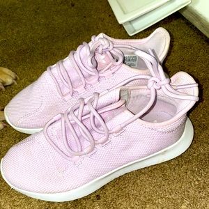Girls pink adidas sneakers